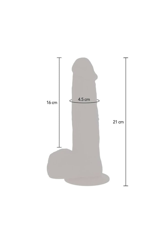 GET REAL - PELLE DILDO VIBRANTE CON PERLINE ROTANTI