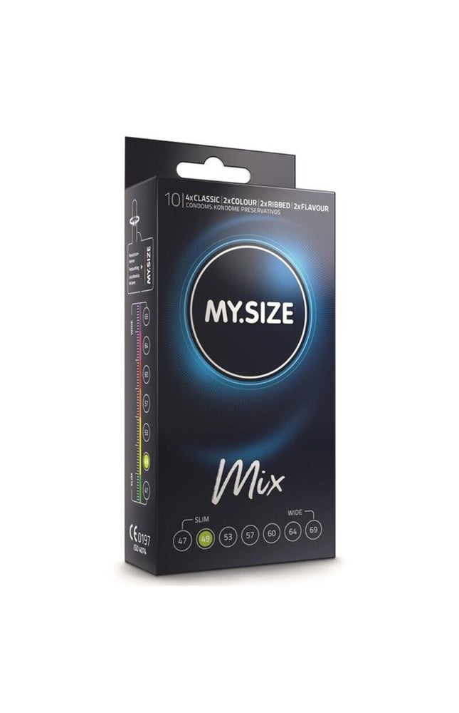 MY SIZE - MIX PRESERVATIVI 49 MM 10 UNIT