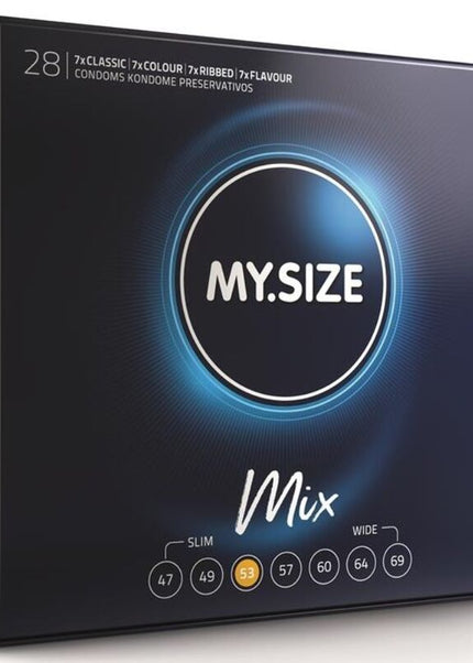 MY SIZE - MIX CONSERVANTI 53 MM 28 UNITÀ