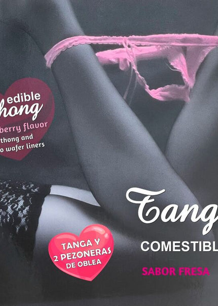 HOTFLOWERS - PERIZOMA IN WAFER E 2 COPRICETTE PER RAGAZZA GUSTO FRAGOLA /es/pt/en/fr/it/