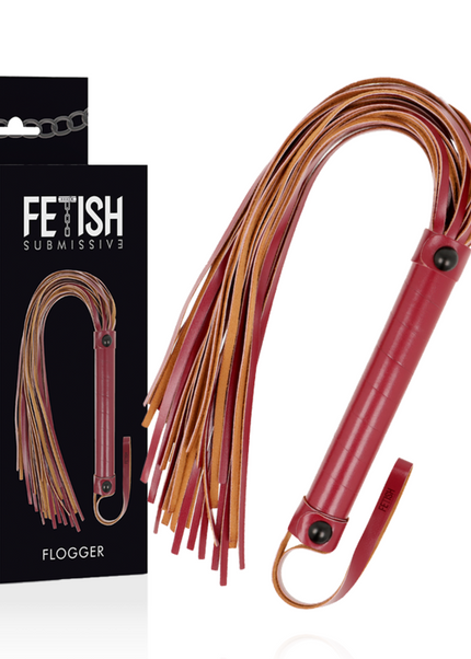 FETISH SOTTOMESSO CAMERA OSCURA - FRUSTA IN PELLE VEGANA