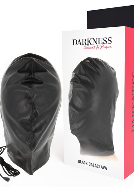DARKNESS - MASCHERA DI SOTTOMISSIONE NERA