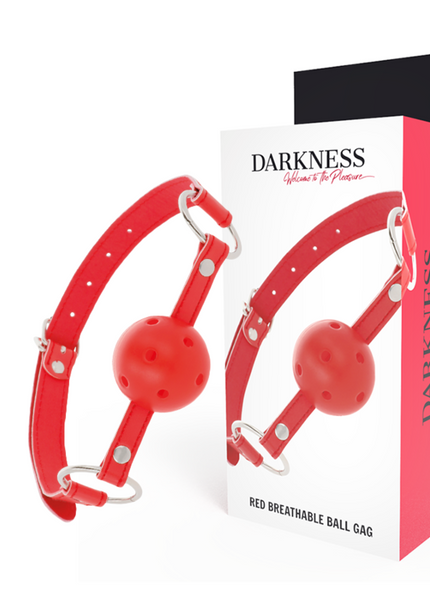 OSCURITÀ - BAVAGLINO TRASPIRANTE ROSSO