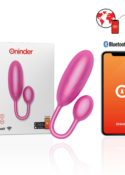 ONINDER - UOVO VIBRANTE DENVER ROSA 7 X 2,7 CM APP GRATUITA