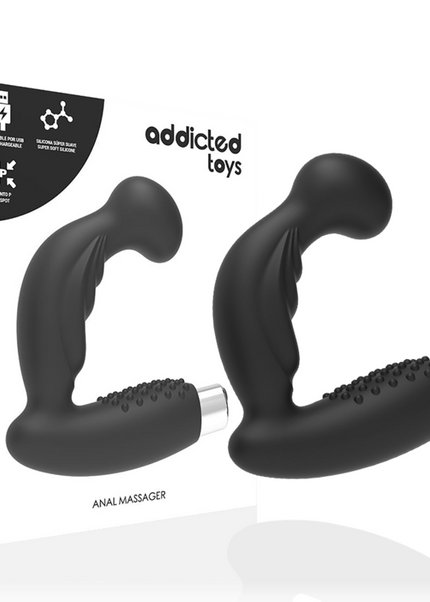 ADDICTED TOYS - VIBRATORE PROSTATICO RICARICABILE MODELLO 3 - NERO