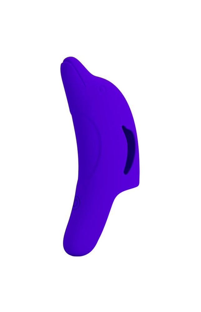 PRETTY LOVE - POTENTE STIMOLATORE DELLE DITA DELPHINI BLU SCURO
