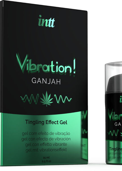 INTT - POTENTE GEL LIQUIDO VIBRANTE STIMOLANTE INTIMO CANNABIS 15ML