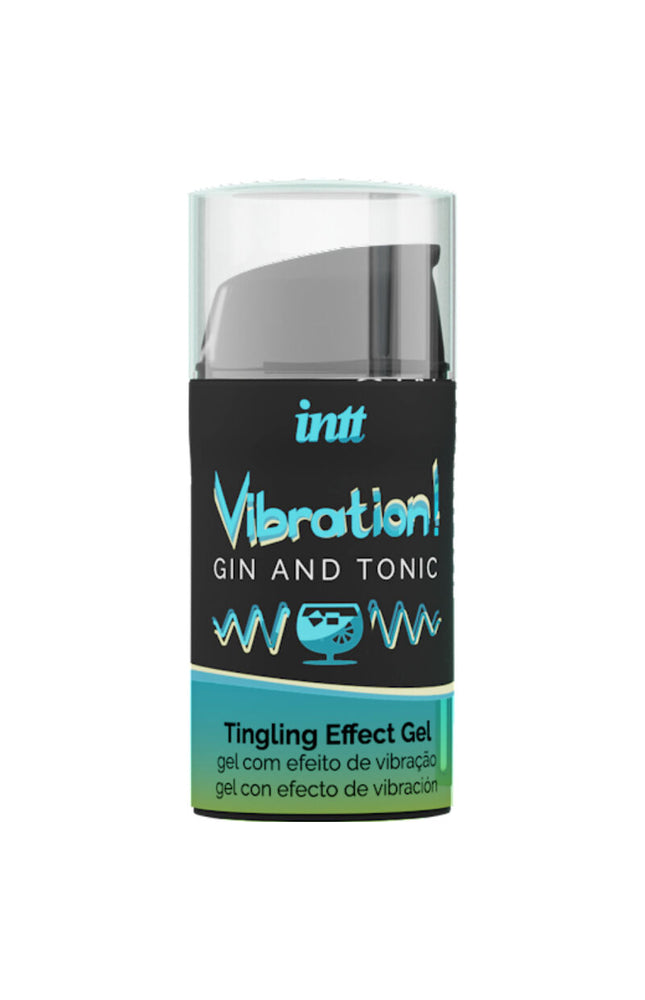 INTT - POTENTE GEL LIQUIDO VIBRATORE STIMOLANTE INTIMO GIN &amp; TONICO 15ML