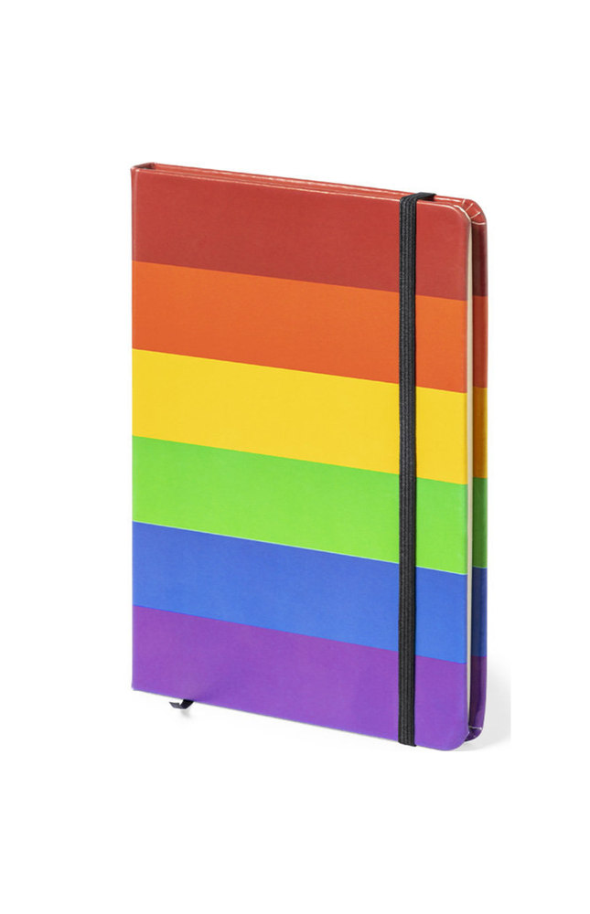 PRIDE - TACCUINO CON BANDIERA LGBT 15 x 21 cm