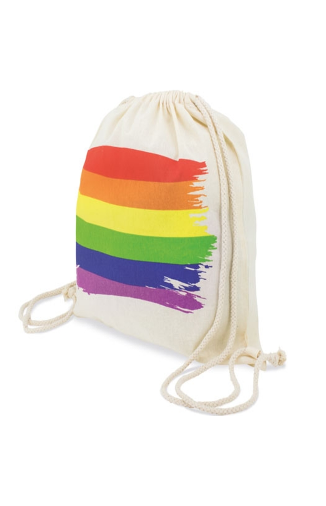 PRIDE - ZAINO CON BANDIERA LGBT IN COTONE
