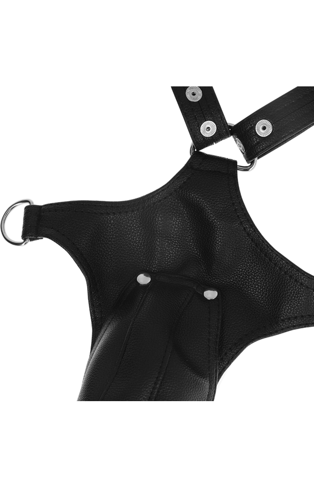 FETISH SUBMISSIVE ATTITUDE - IMBRACATURA IN ECOPELLE A FORMA DI V PER UOMO