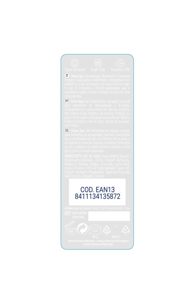 CONTROL - 2 EN 1 MASSAGGIO E PIACERE MARE MEDITERRANEO 200 ML