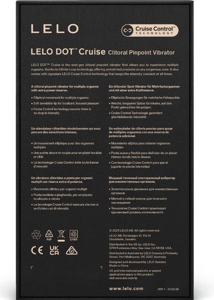 LELO - STIMOLATORE CLITORIDE DOT CRUISE GIALLO
