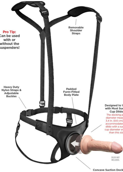 PIPEDREAMS - BODY DOCK BRETELLE STRAP-ON