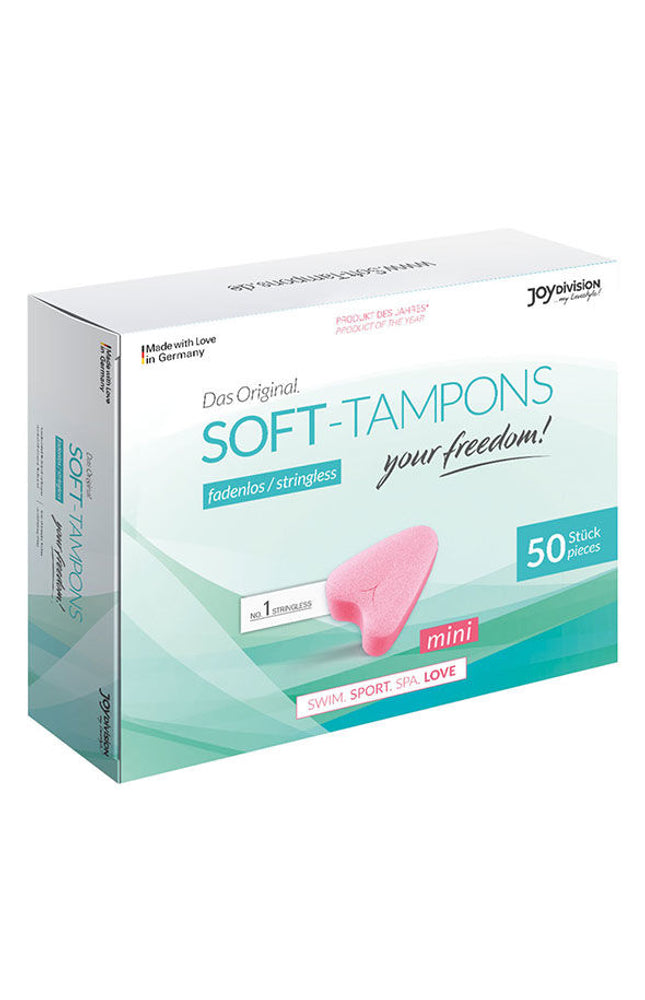 JOYDIVISION SOFT-TAMPONS - TAMPONI MORBIDI ORIGINALI MINI X 50 UNITÀ