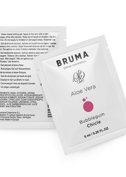 BRUMA - GEL SCORREVOLE ALOE VERA GUSTO BUBBLEGUM 6 ML