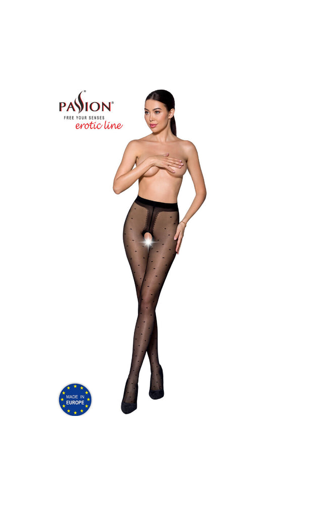 PASSIONE - TIOPEN 018 COLLANT NERO 1/2 20 DEN