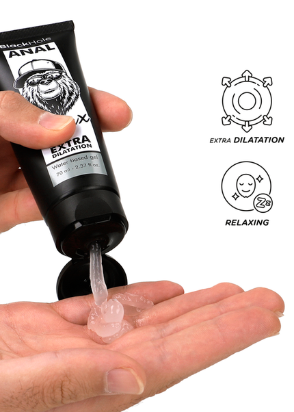BLACK HOLE - GEL DILATANTE ANALE A BASE D'ACQUA 70 ML