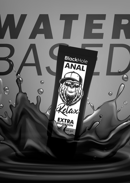 BLACK HOLE - GEL DILATANTE ANALE A BASE D'ACQUA 70 ML