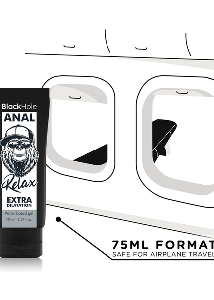 BLACK HOLE - GEL DILATANTE ANALE A BASE D'ACQUA 70 ML