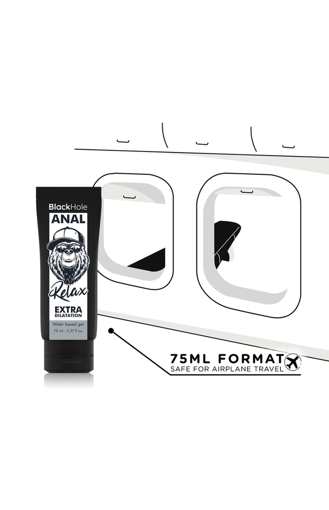 BLACK HOLE - GEL DILATANTE ANALE A BASE D'ACQUA 70 ML
