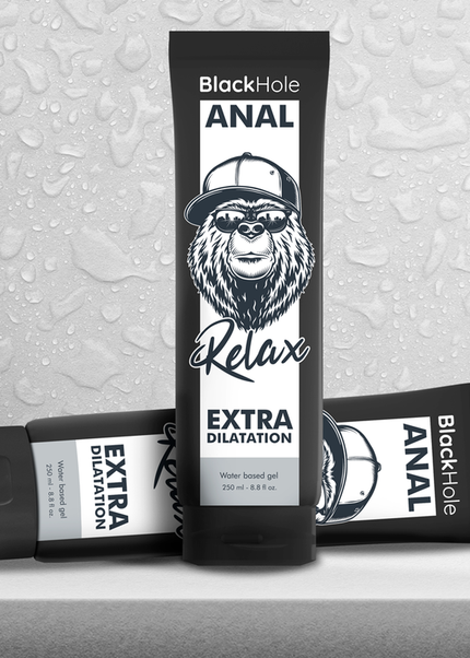 BLACK HOLE - GEL A BASE D'ACQUA DILATAZIONE ANALE 250 ML
