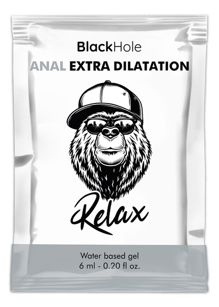BLACK HOLE - GEL A BASE D'ACQUA EXTRA DILATAZIONE 6 ML MONODOSE