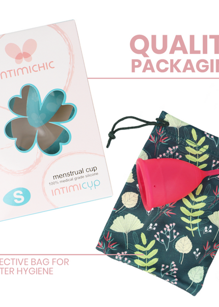 INTIMICHIC - COPPA MESTRUALE IN SILICONE GRADO MEDICO - TAGLIA S