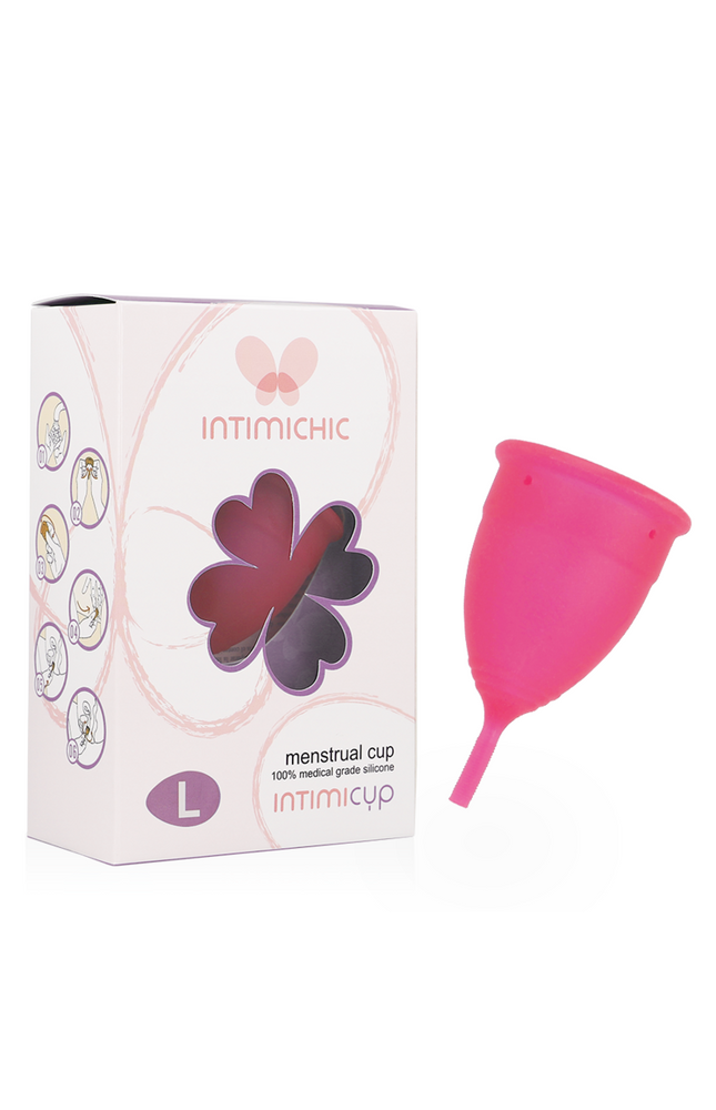 INTIMICHIC - COPPA MESTRUALE IN SILICONE GRADO MEDICO - TAGLIA L