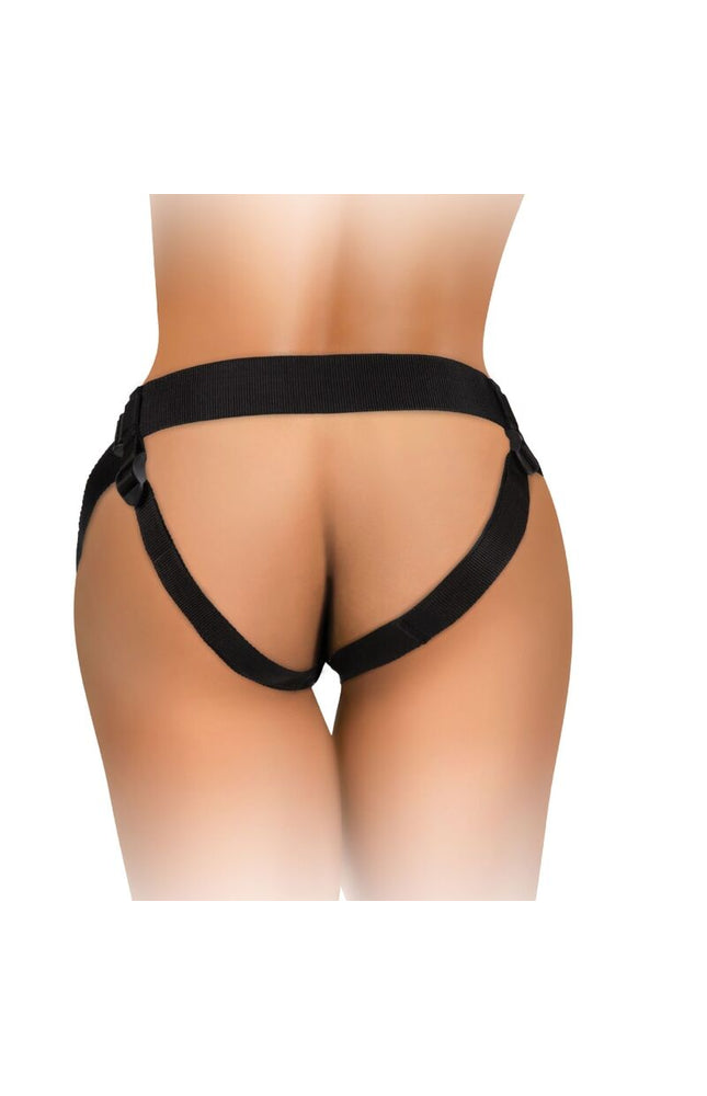 KING COCK - ELITE KIT IMBRACATURA REGOLABILE DELUXE ANELLO CON TESTICOLI E DILDO 20.3 CM