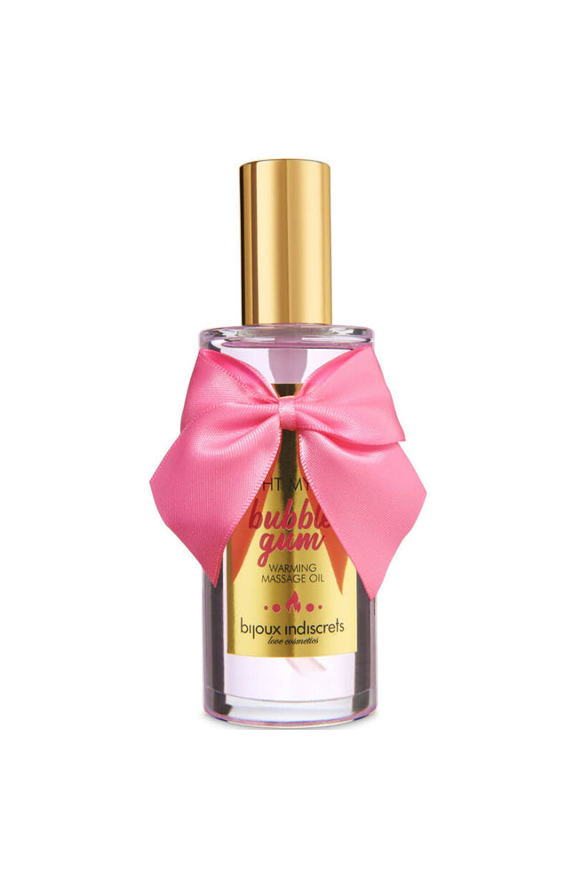 BIJOUX - INDISCRETS LIGHT MY FIRE OLIO DA MASSAGGIO EFFETTO CALORE GUSTO GOMMA