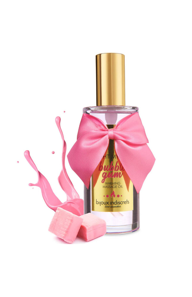 BIJOUX - INDISCRETS LIGHT MY FIRE OLIO DA MASSAGGIO EFFETTO CALORE GUSTO GOMMA