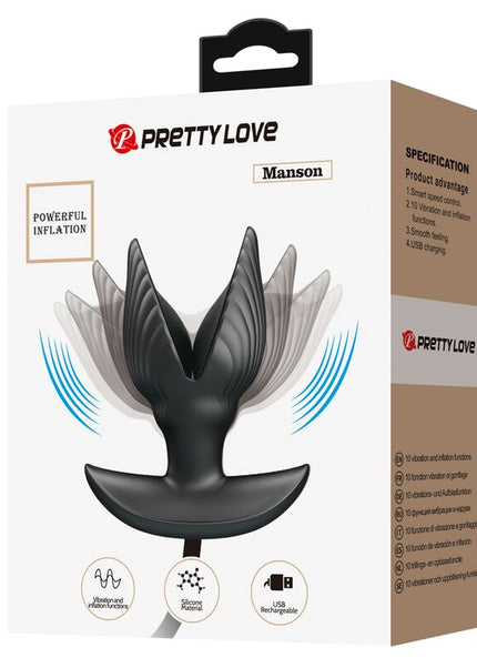 PRETTY LOVE - PLUG ANALE GONFIABILE E RICARICABILE
