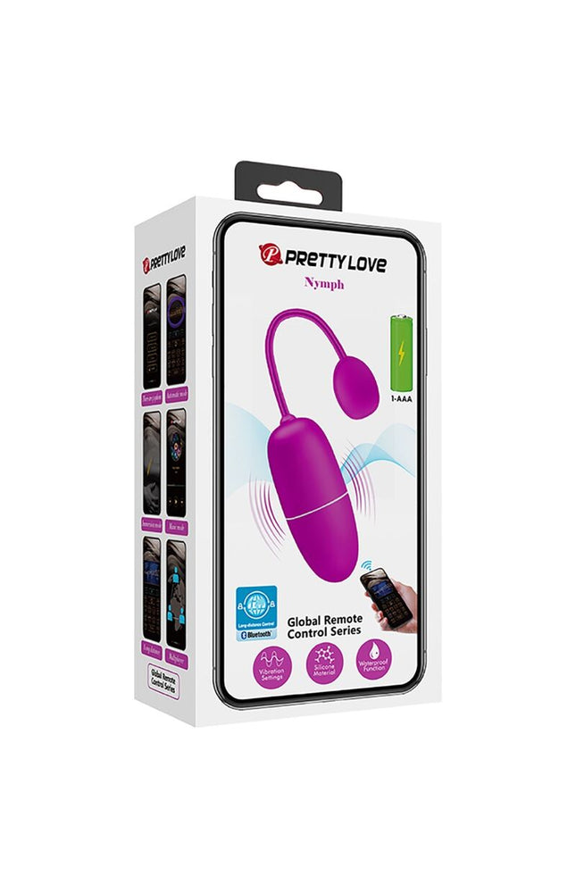 PRETTY LOVE - NINFA UOVO VIBRANTE APP CONTROLLATO VIOLA