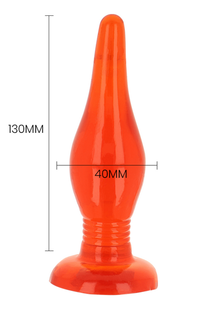 BAILE - PLUG ANALE SOFT TOUCH ROSSO 14.2 CM