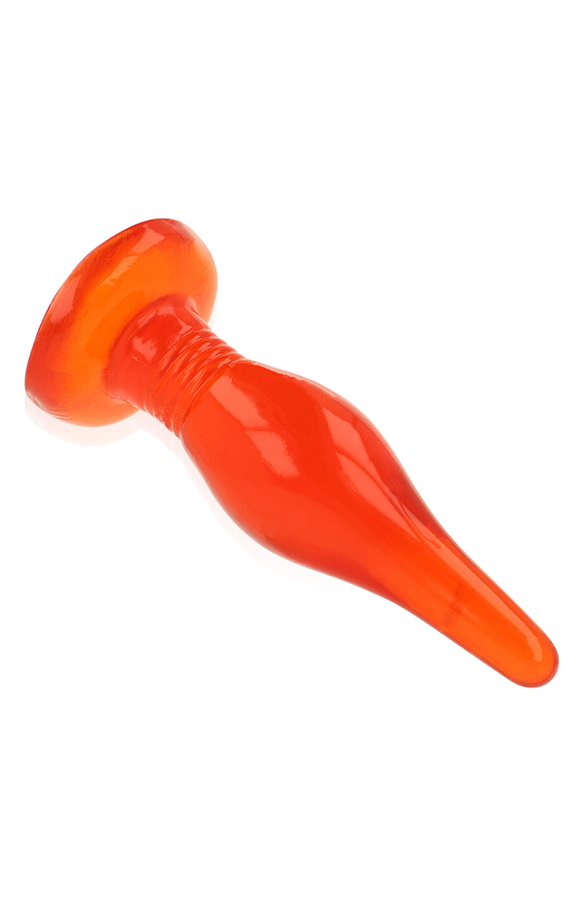 BAILE - PLUG ANALE SOFT TOUCH ROSSO 14.2 CM