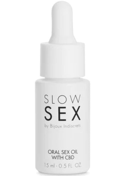 BIJOUX - SLOW SEX OLIO PER SESSO ORALE CON CBD 15 ML