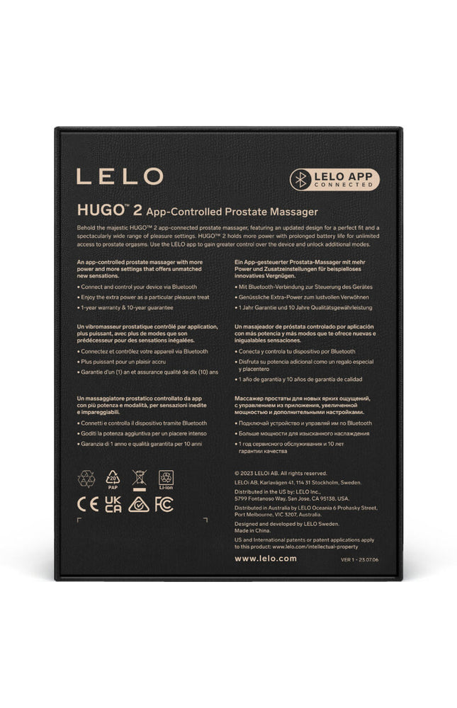 LELO - MASSAGGIATORE PROSTATICO HUGO 2 VERDE