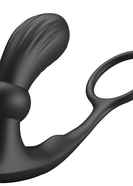 PRETTY LOVE - ANELLO ANALE E VIBRATORE WARREN BLACK