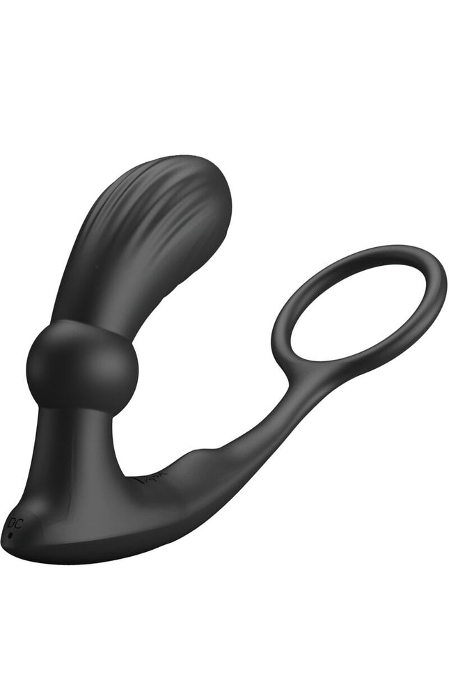 PRETTY LOVE - ANELLO ANALE E VIBRATORE WARREN BLACK