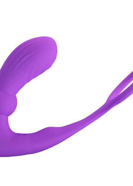 PRETTY LOVE - ANELLO WARREN E VIBRATORE ANALE VIOLA