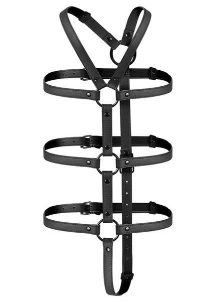 FETISH SUBMISSIVE BONDAGE - IMBRACATURA REGOLABILE TORSO E BRACCIA