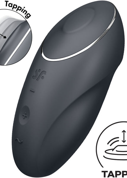 SATISFYER - TAP &amp; CLIMAX 1 VIBRATORE LAY-ON ROSSO