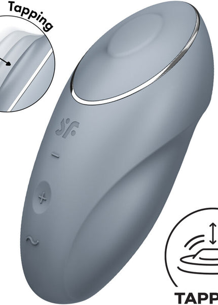 SATISFYER - TAP &amp; CLIMAX 1 VIBRATORE LAY-ON ROSSO