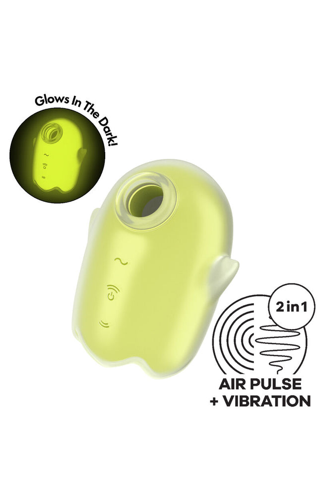 SATISFYER - GHOST AIR PULSE & VIBRATORE GIALLO