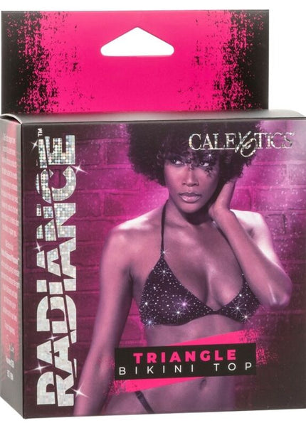 CALEXOTICS - RADIANCE TOP BIKINI A TRIANGOLO RHINE