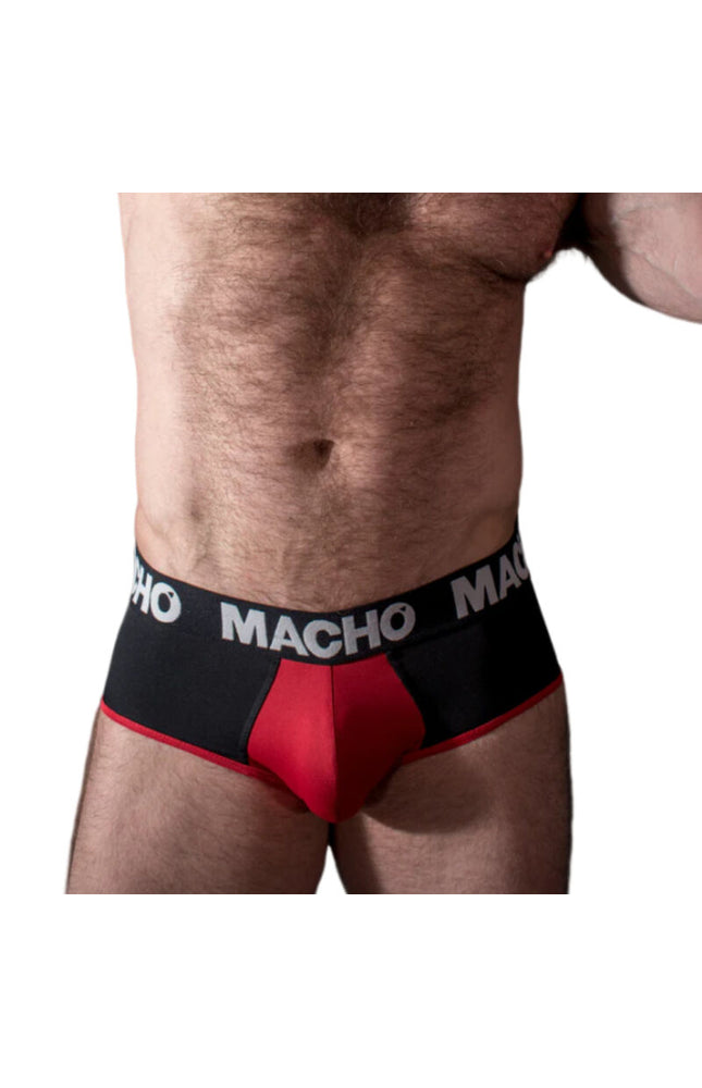 MACHO - MS26N SLIP NERO/ROSSO M