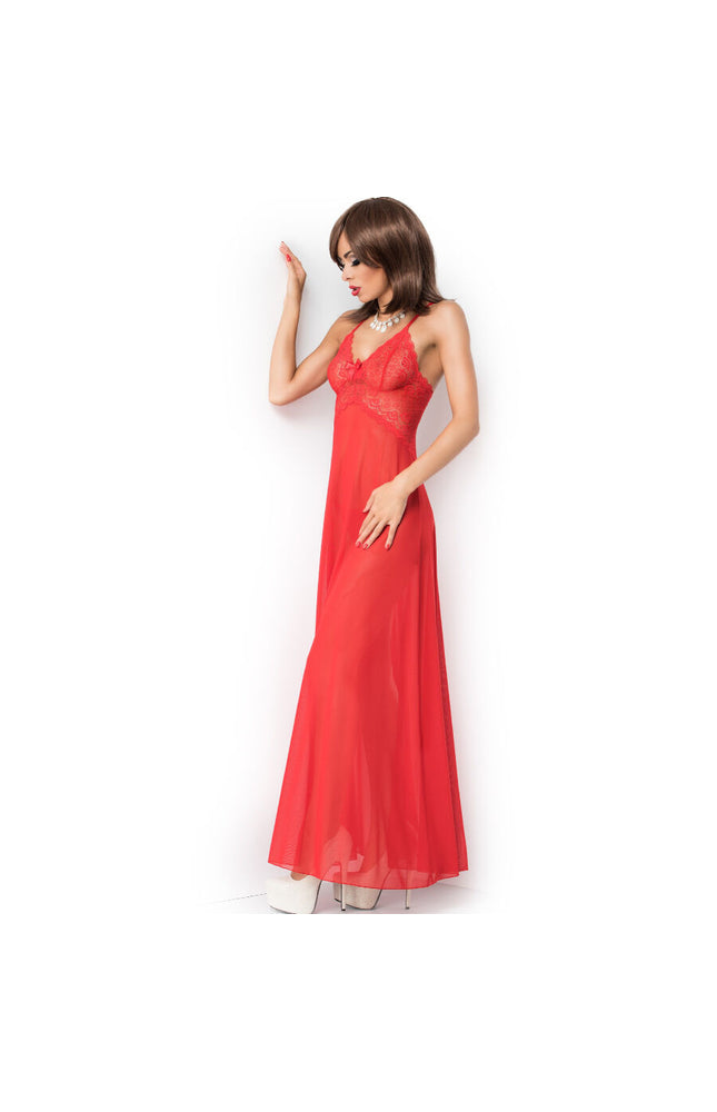 CHILIROSE - CR 3883 BABYDOLL LUNGA ROSSO S/M