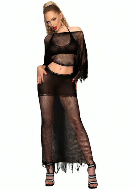 CHILIROSE - CR 4666 TOP E GONNA VERDE S/M