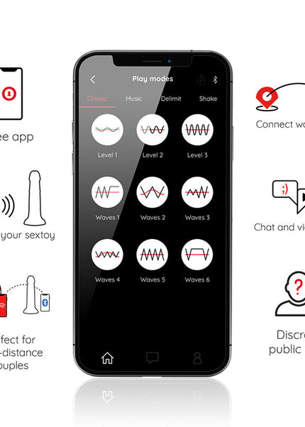 ONINDER - DILDO VIBRATORE GRANDE BOGOTÁ 9 VELOCITÀ NATURALE 22 CM -O- 4.5 CM - APP GRATUITA